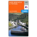 MAP,O/S Bude,Boscastle & Tintagel 2.5in (with Download)